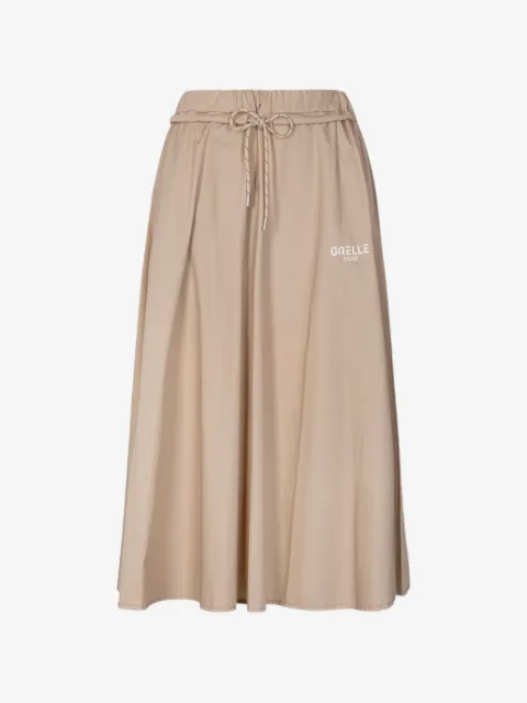 Gaëlle Paris drawstring midi skirt
