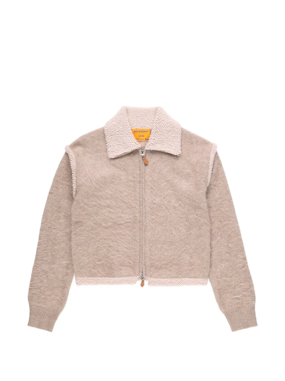 Guest In Residence collar zip jacket - Toni neutri
