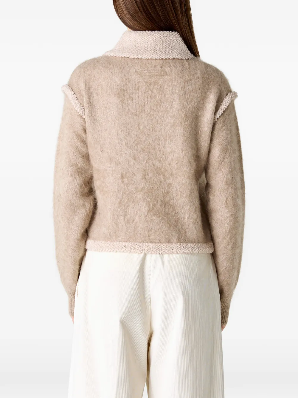  Guest In Residence Collar Zip Jacket - Neutrals 