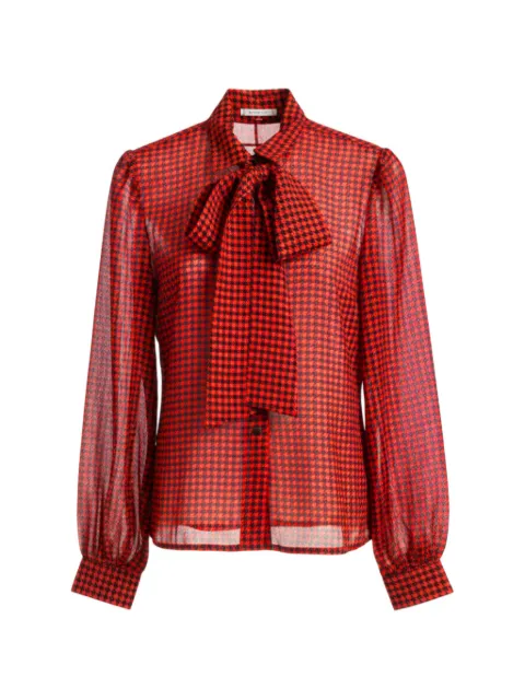 Givenchy Pre-Owned 1970s houndstooth checks blouse