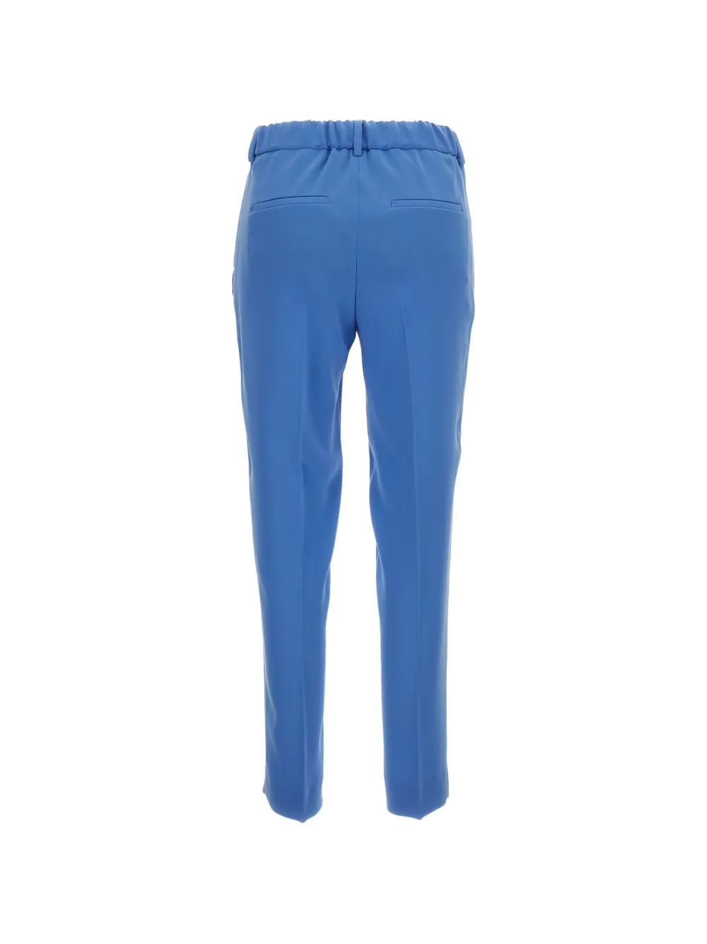 Alberto Biani Broek met riemlussen Blauw