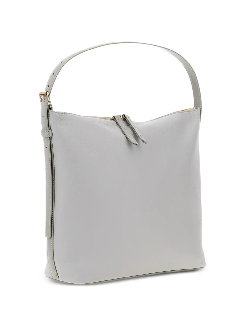  A.p.c. Leather Shoulder Bag - Grey 
