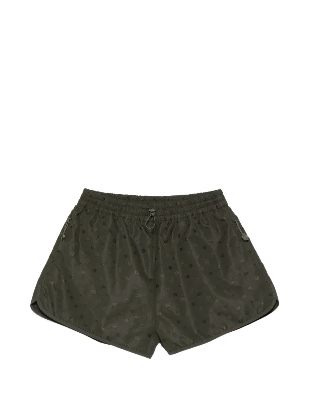 Cecilie Bahnsen floral-print shorts - Verde