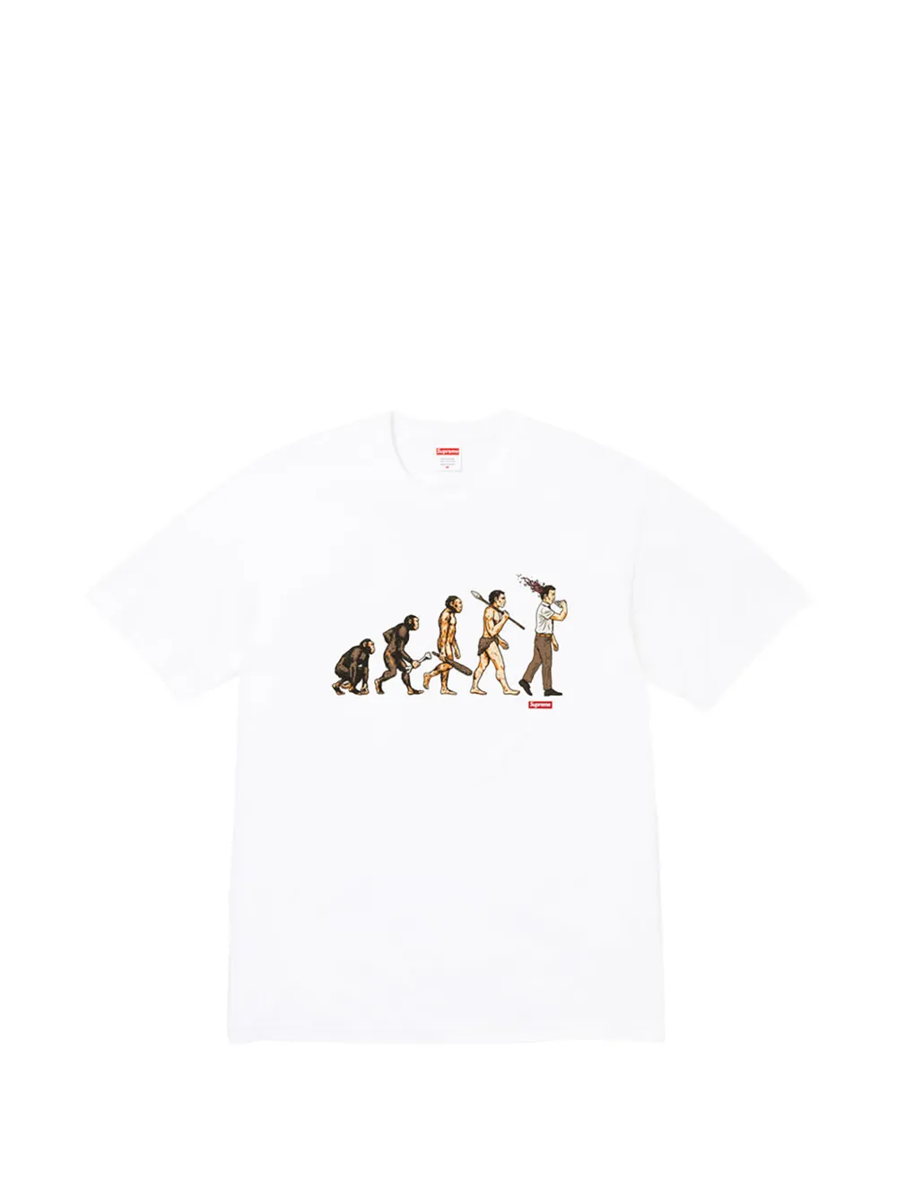 Supreme Evolution cotton T-shirt - Bianco