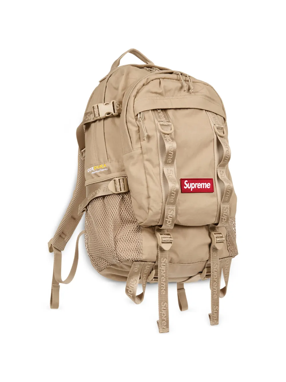  Supreme Logo-detail Backpack - Neutrals 