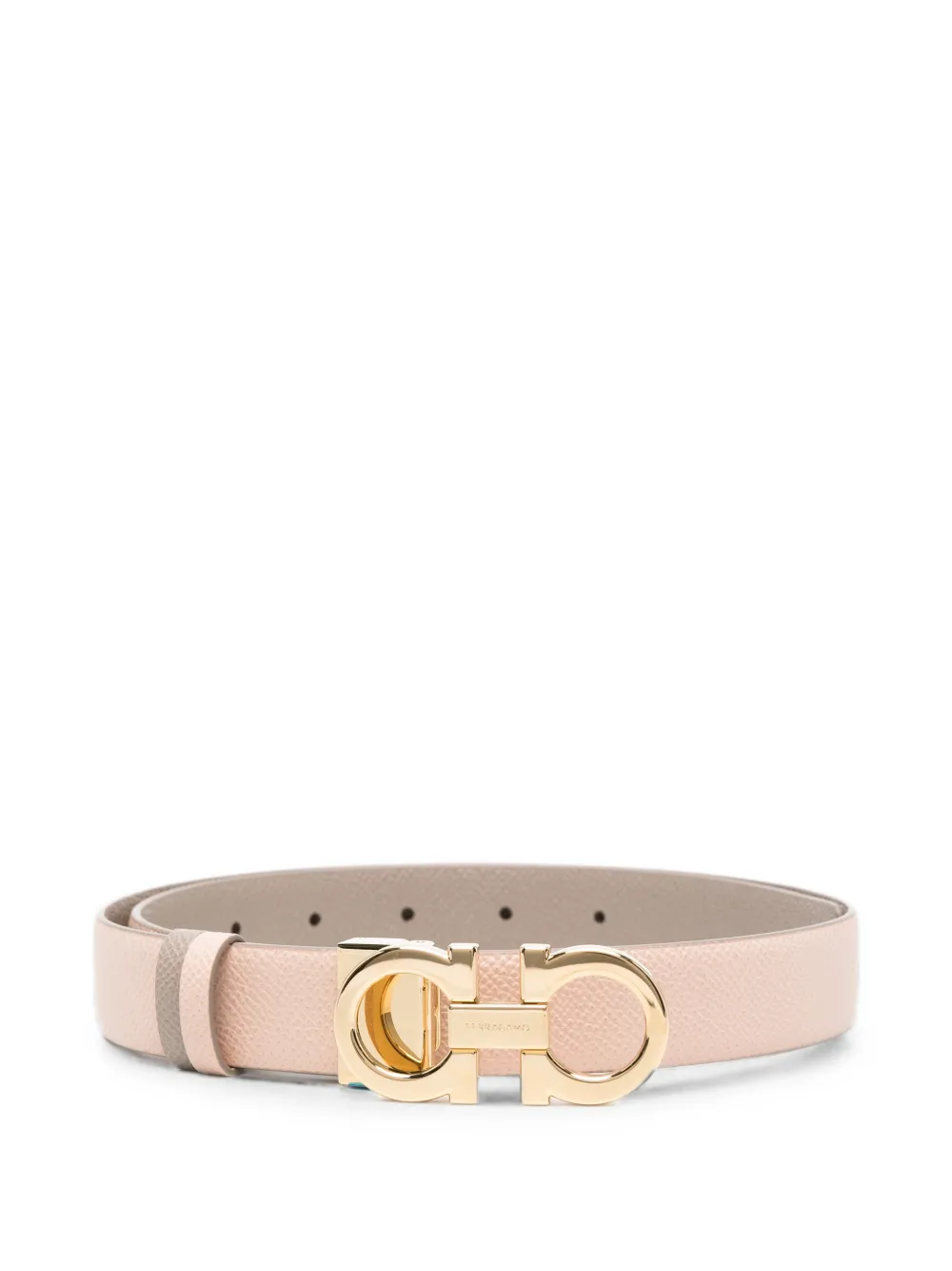 Ferragamo Gancini reversible belt - Rosa