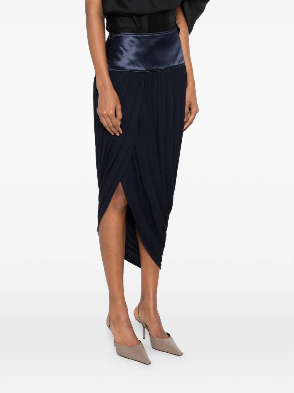 Ferragamo Asymmetrische rok Blauw