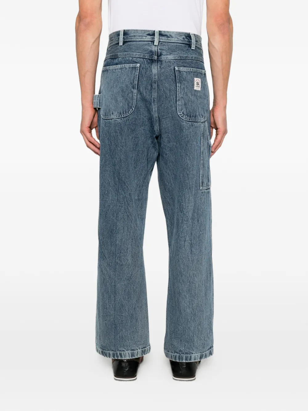 BODE Knolly Brook cropped jeans Blauw
