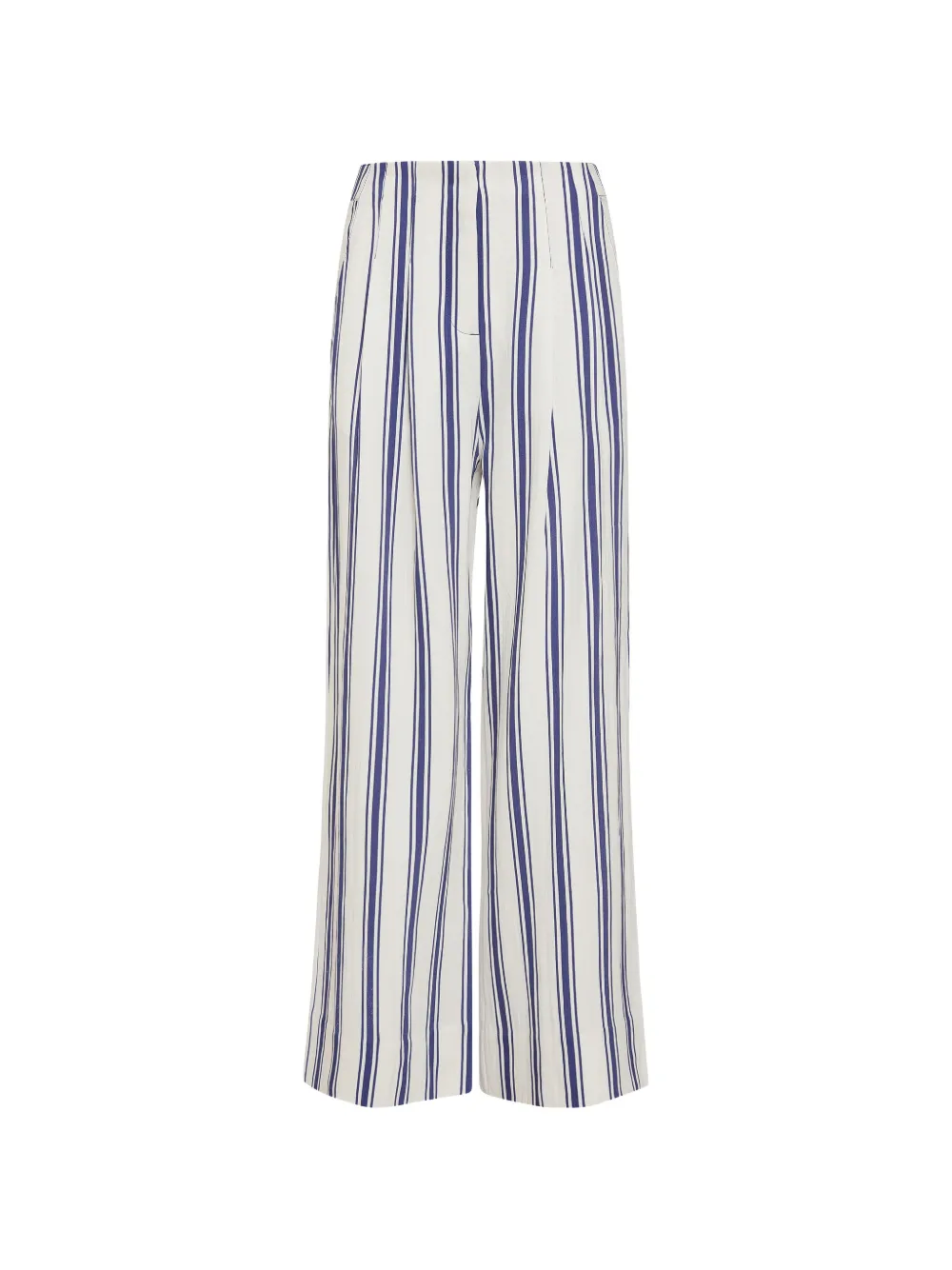 Marie Oliver Macbee sailor stripe trousers - Bianco
