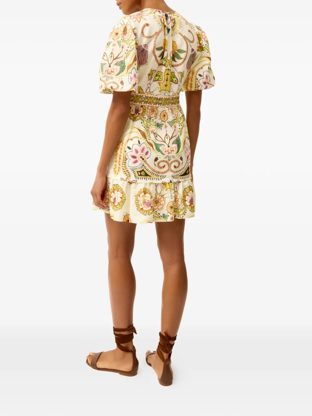 Gwyneth V-Neck Floral Print Dress