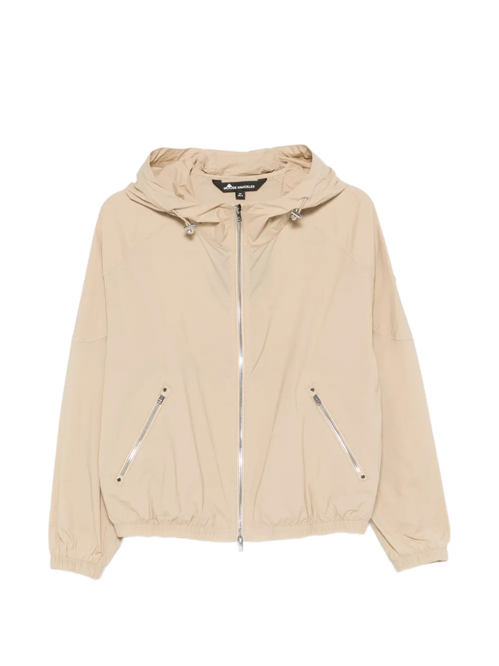 Moose Knuckles hooded zip-up jacket - Toni neutri