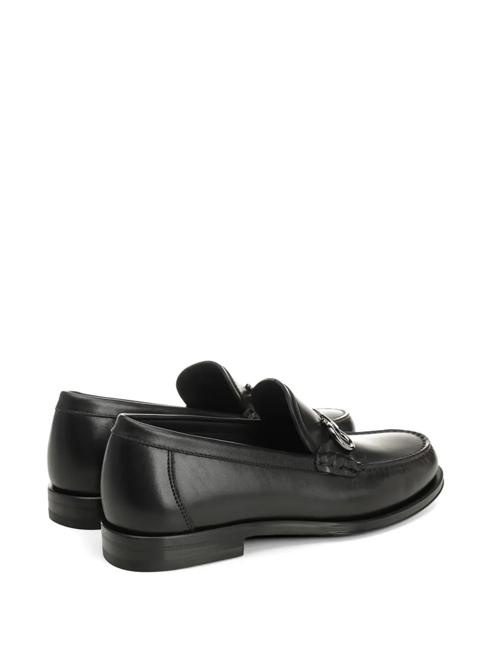 Ferragamo Gancini loafers Zwart
