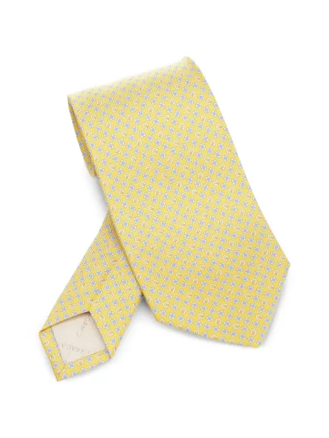 Ferragamo floral-print silk tie