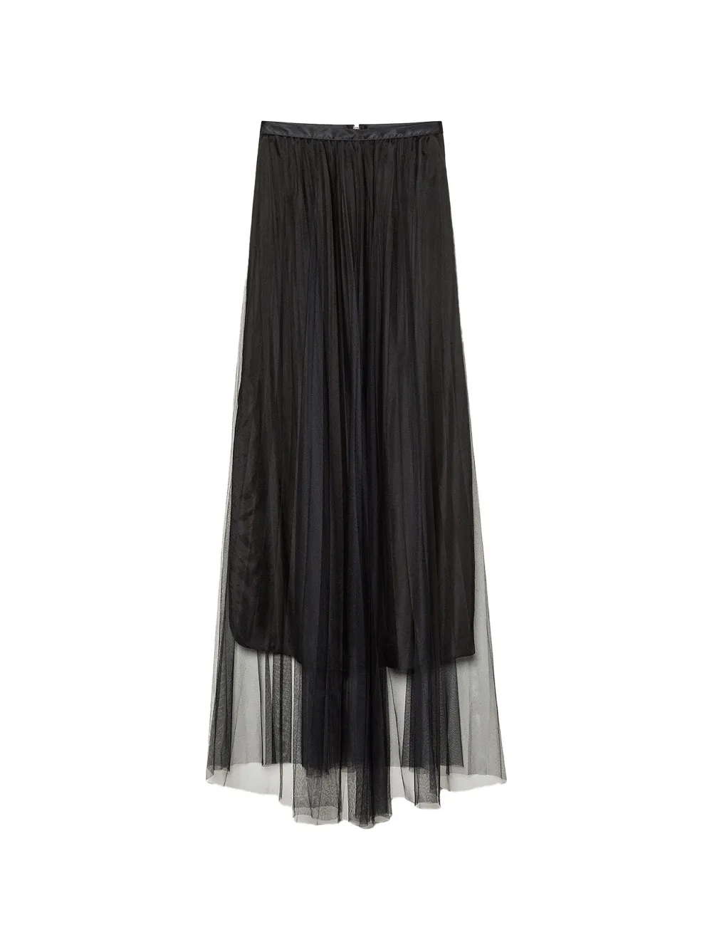 Forte Forte pleated tulle skirt - Nero