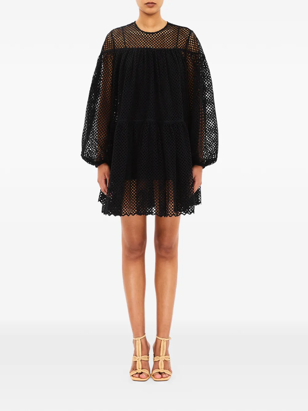 Ulla Johnson eyelet jaclyn dress - Nero