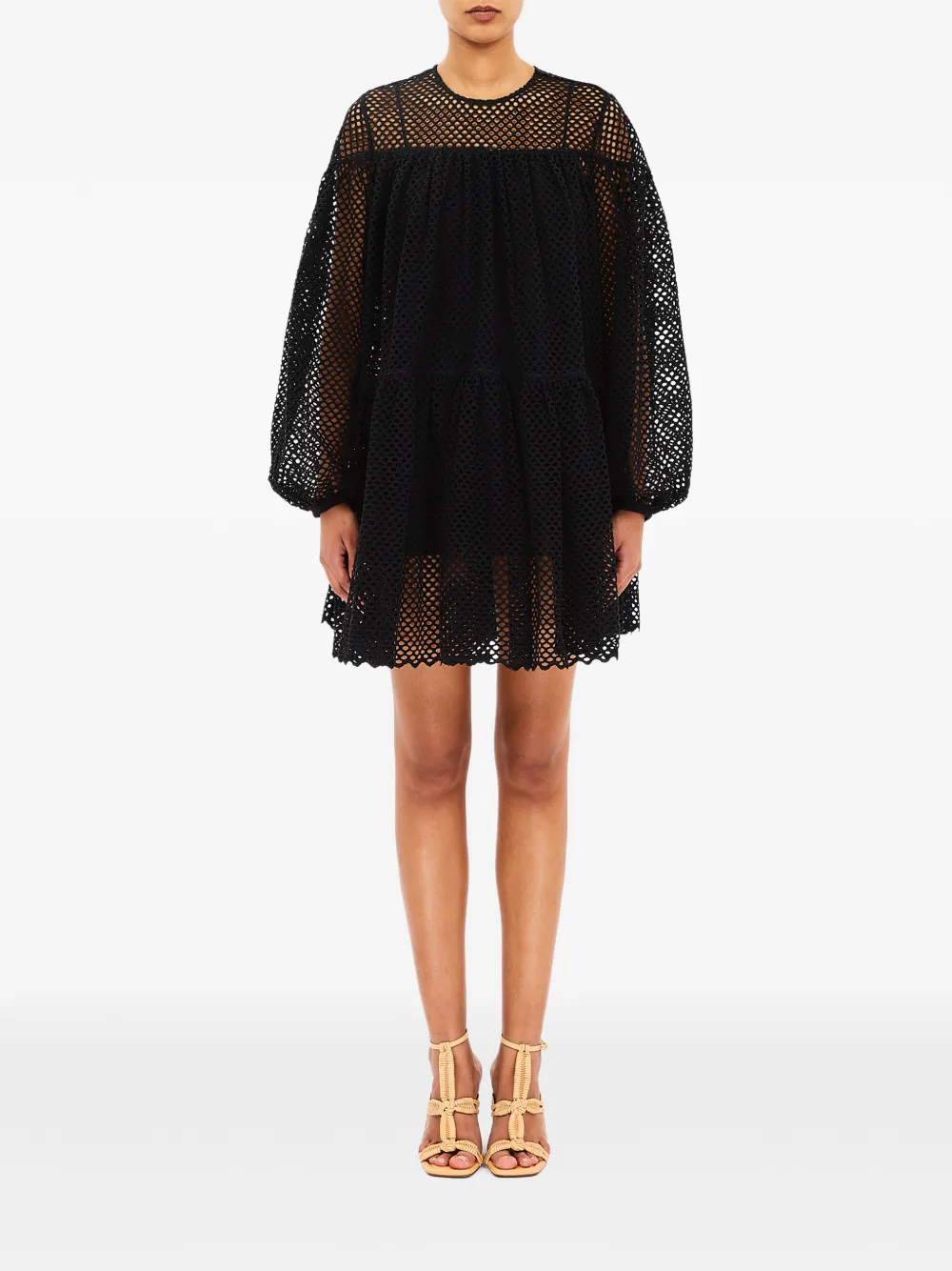 Ulla Johnson Jaclyn jurk met ringlets Zwart