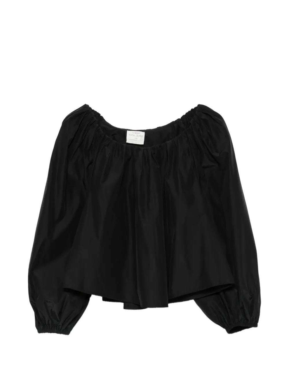 Forte Forte couture taffettas blouse - Nero