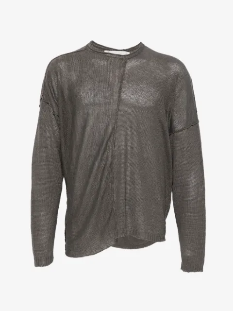 Isabel Benenato seam knitted sweater