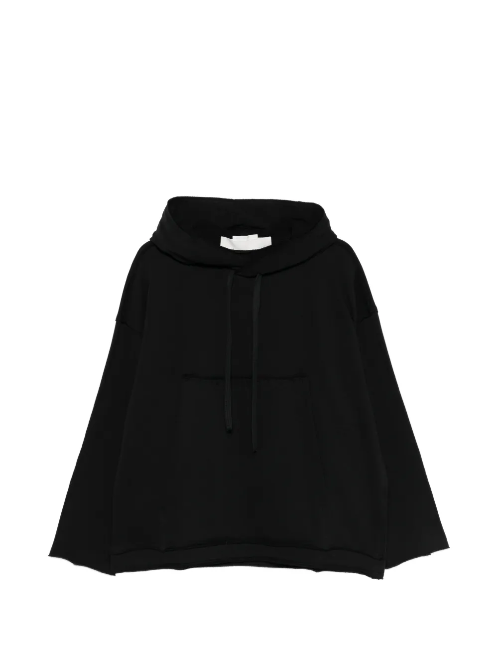 Isabel Benenato distressed hooded jumper - Nero