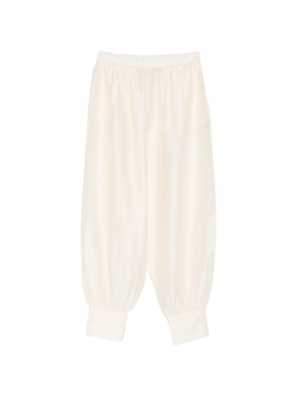 Cordera elasticated sarouel trousers - Toni neutri