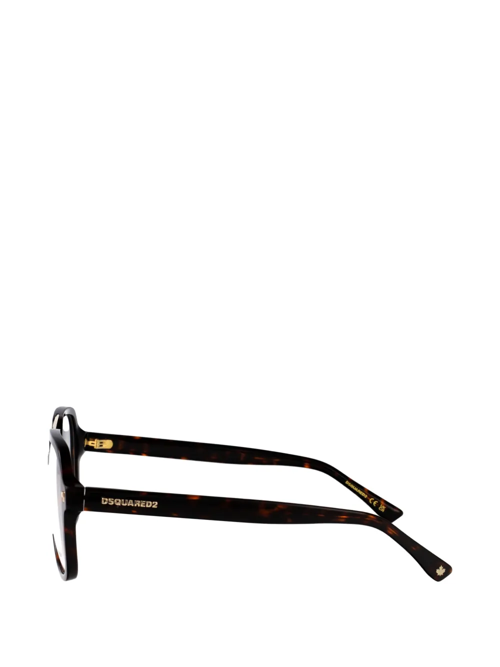  Dsquared2 Eyewear Double-bridge Glasses - Brown 