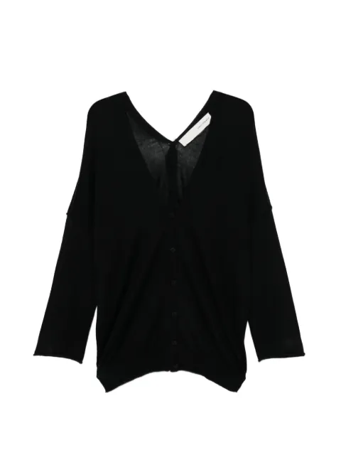 Isabel Benenato V-neck buttoned cardigan