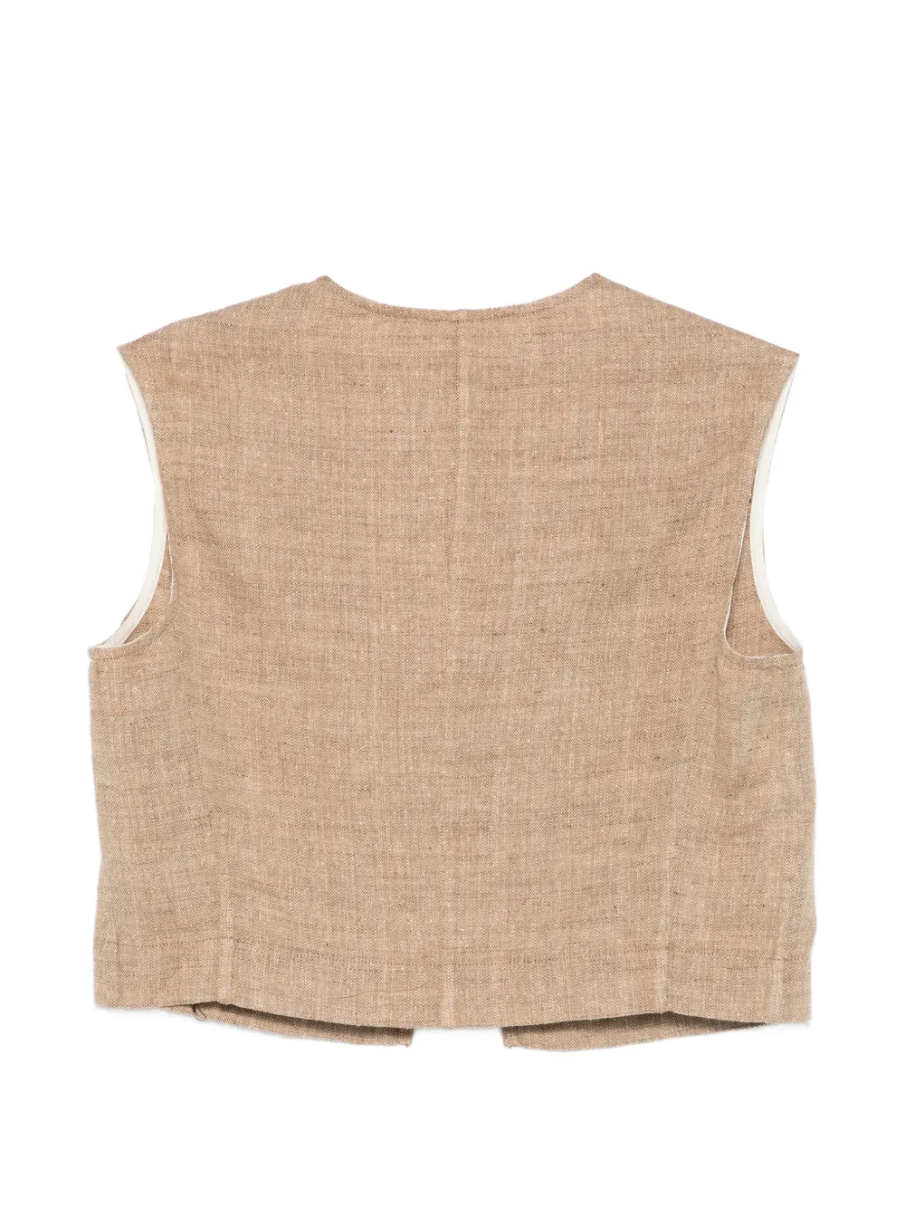  Barena Four-pocket Tie Vest - Neutrals 