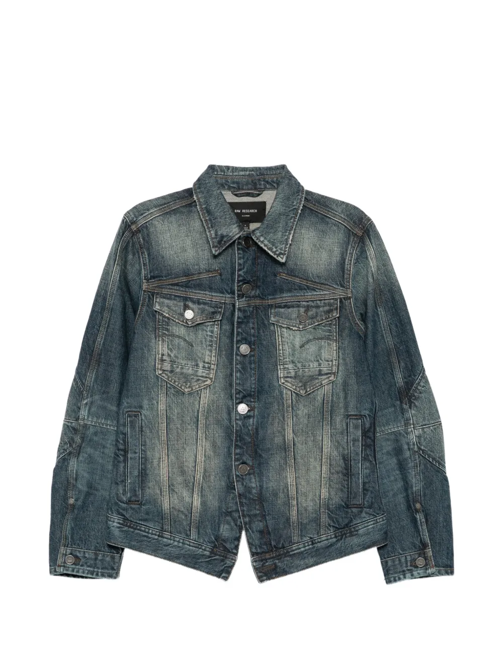 G-Star RAW two chest flap pockets denim jacket - Blu