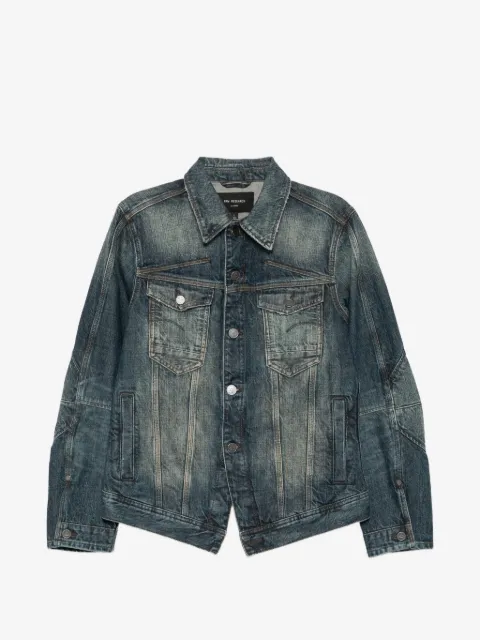 G-Star RAW chamarra de mezclilla con dos bolsillos en el pecho