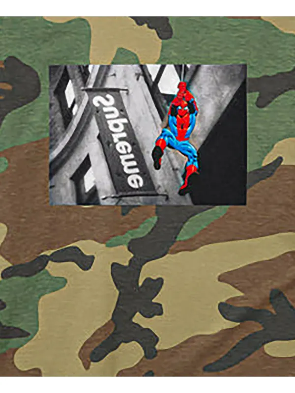 Supreme Spider-Man Camouflage T-shirt | Green | FARFETCH