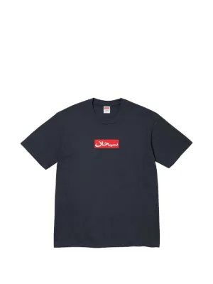 Supreme Box Logo long-sleeve T-shirt | Blue | FARFETCH UK