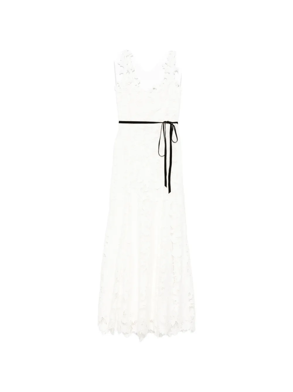 alice + olivia Calla lace maxi dress - Toni neutri