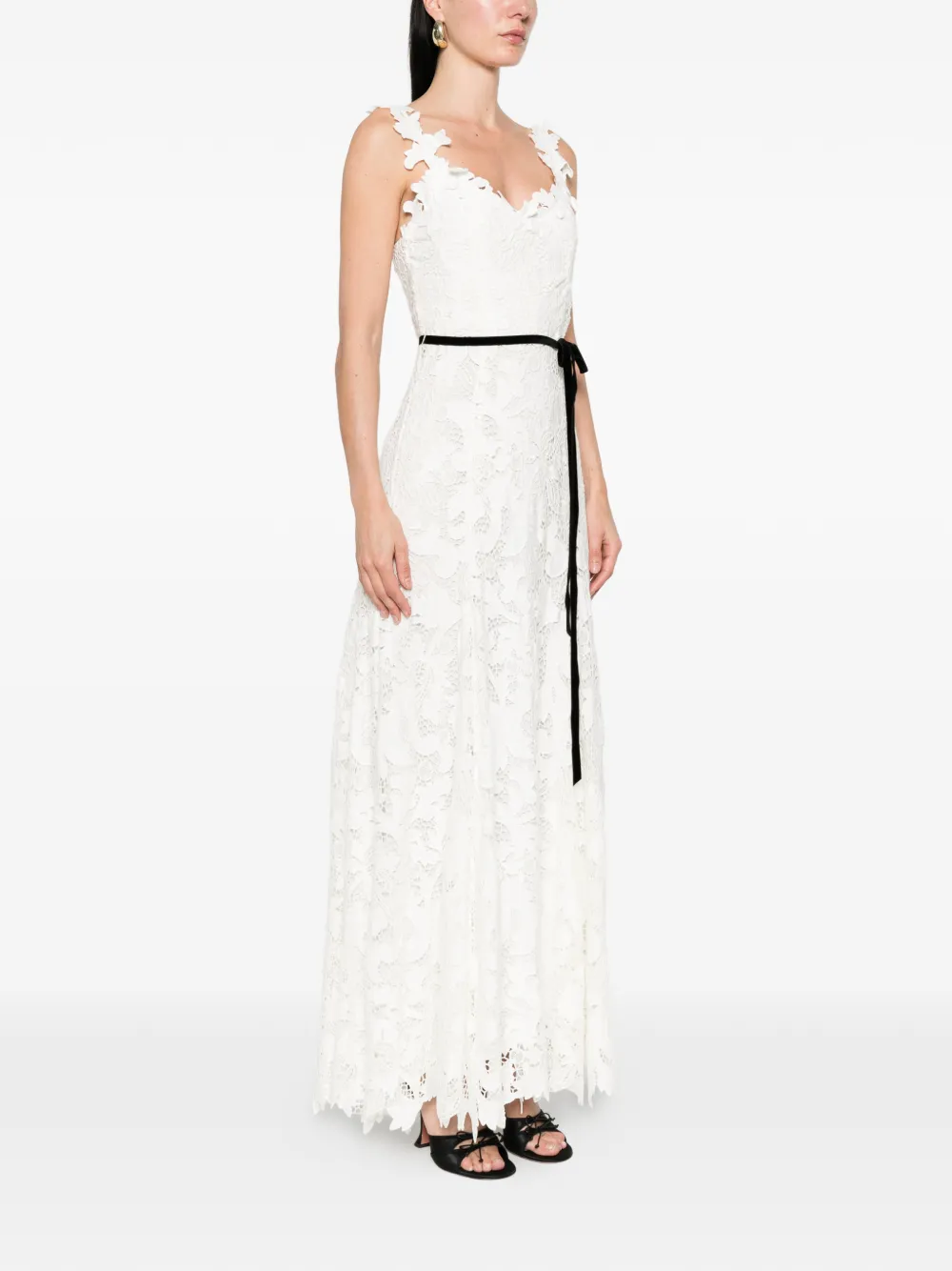  Alice + Olivia Calla Lace Maxi Dress - Neutrals 