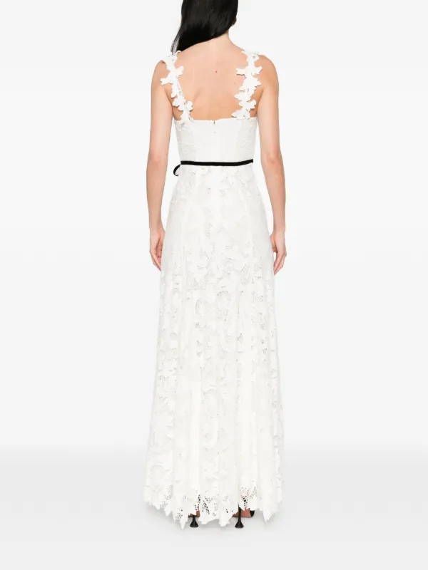 olivia lace maxi dress Floral Lace Maxi Dress in Black