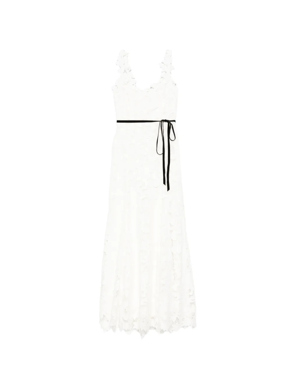 alice + olivia Calla lace maxi dress - Toni neutri