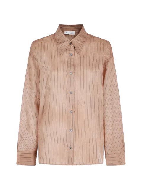 Roberto Collina vertical-stripe long-sleeve shirt