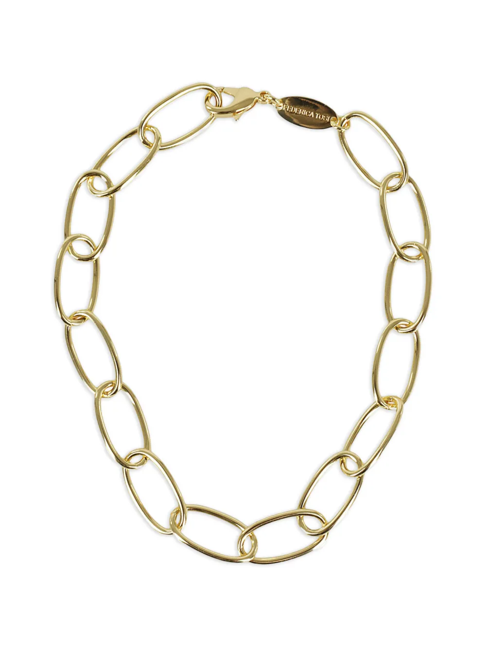Federica Tosi Bolt chain necklace - Oro