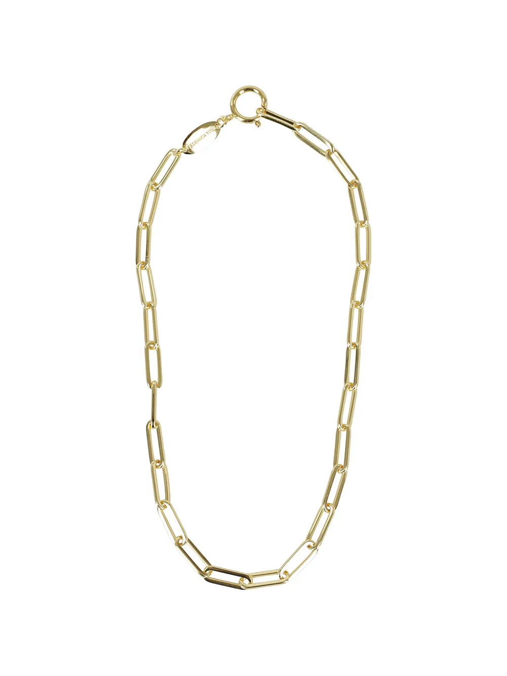 Federica Tosi square chain necklace - Oro