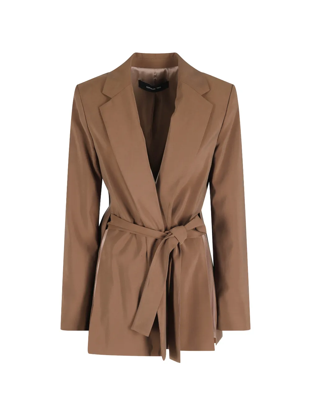 Federica Tosi belted blazer - Marrone