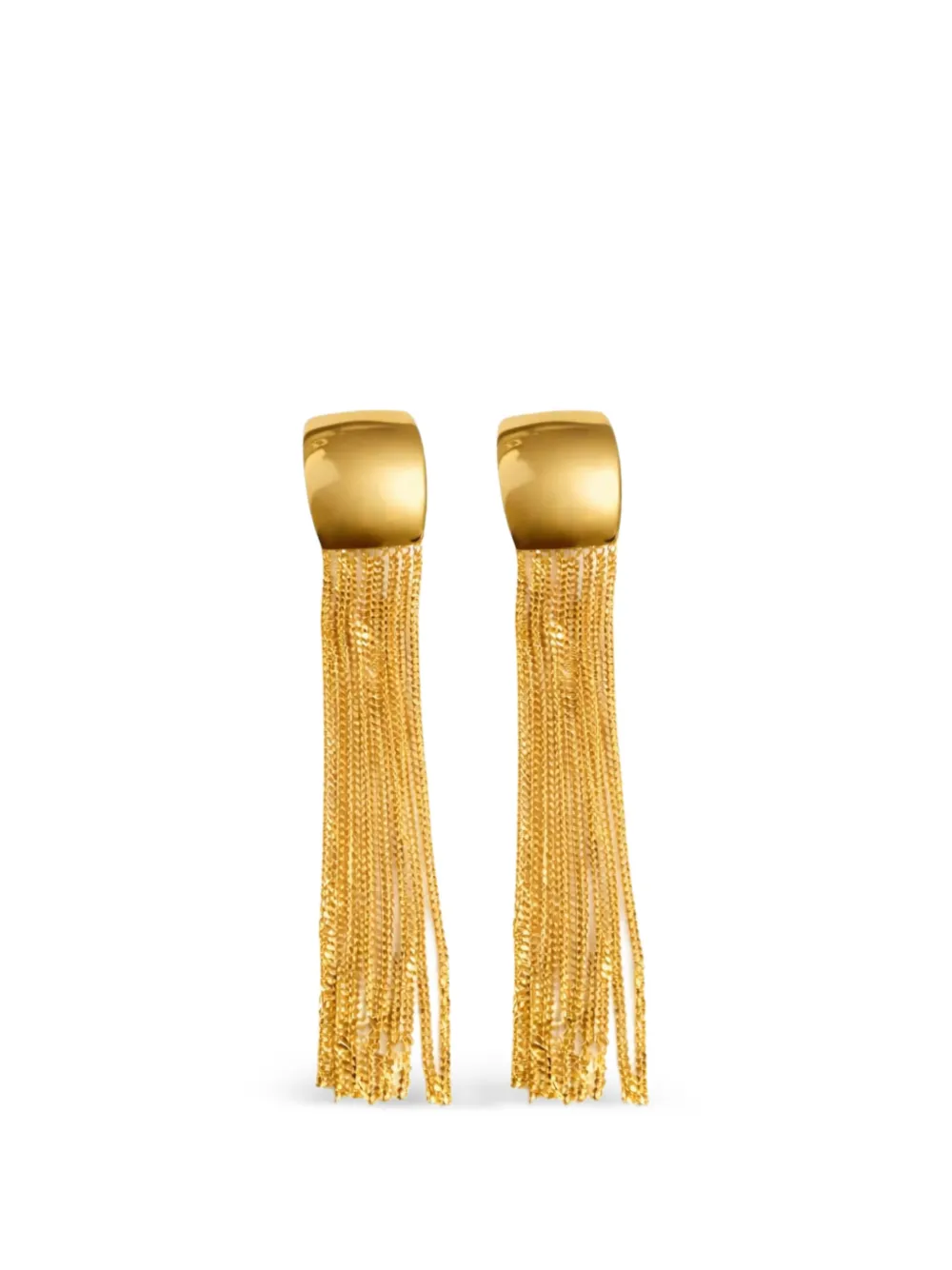 Federica Tosi chain Julie long earrings - Gold