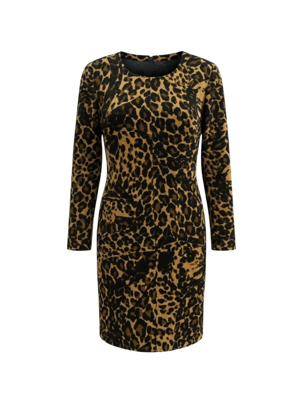 Saint Laurent Pre-Owned 1993-1994 animal-print mini dress - Toni neutri