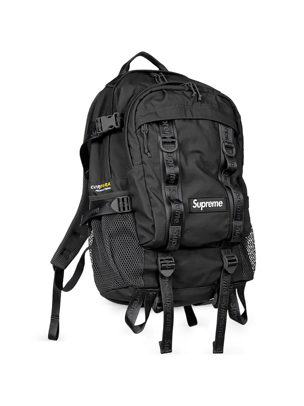 Supreme logo-detail Backpack | Black | FARFETCH