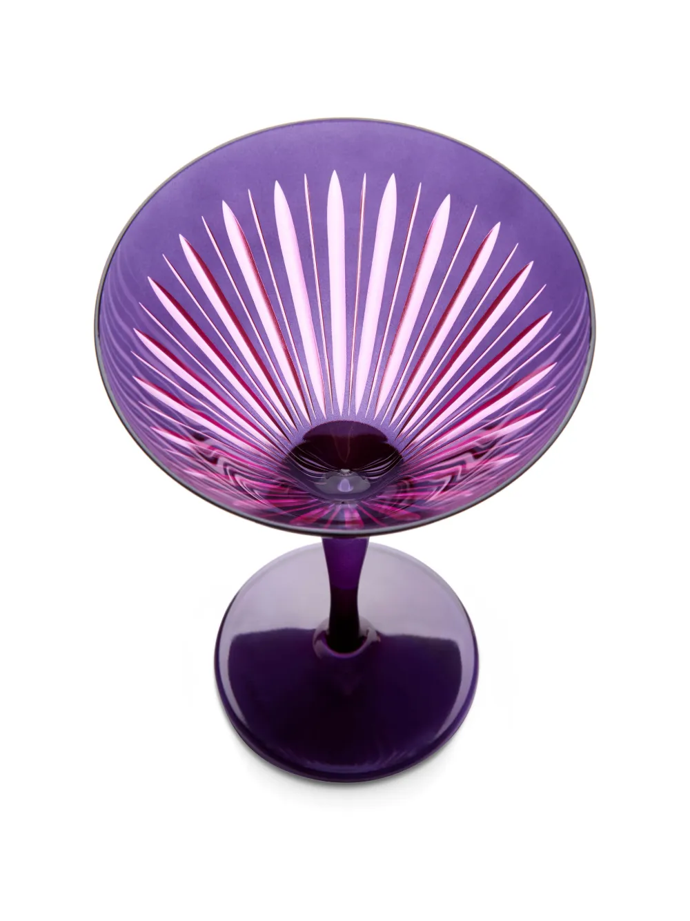  L'objet Copa De Martini Prism (conjunto De Cuatro) - Morado 