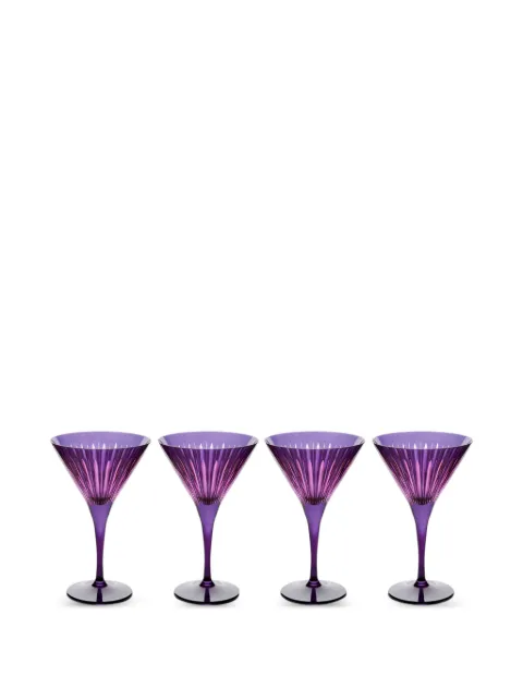 L'Objet Prism martini glass (four-person setting)
