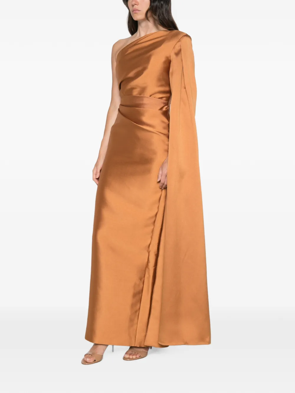 Solace London the Veya maxi dress in clay Bruin