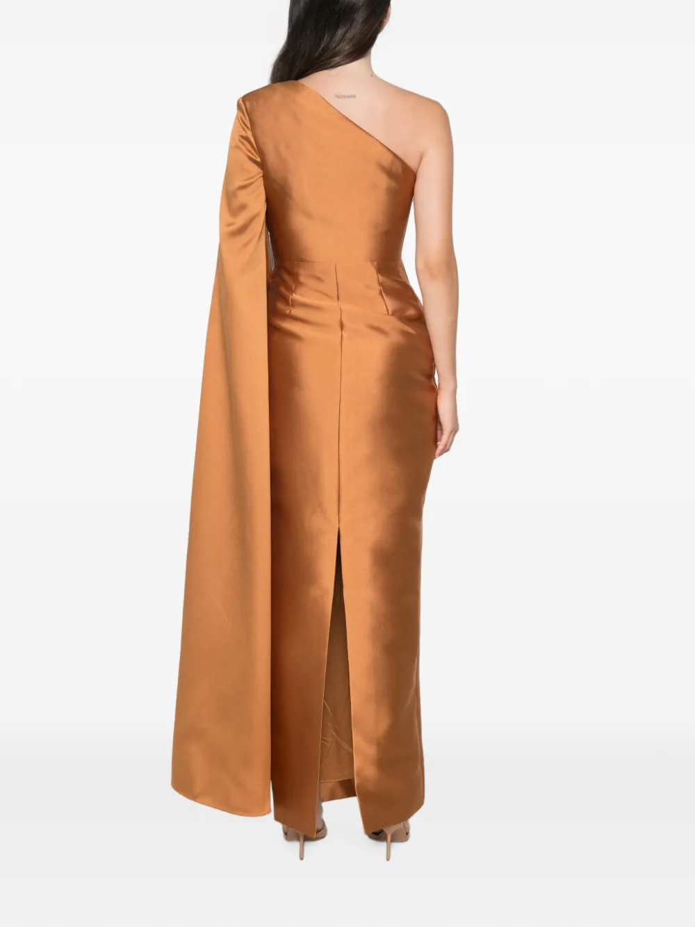 Solace London the Veya maxi dress in clay Bruin