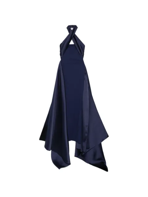 Solace London Rumi halterneck maxi dress