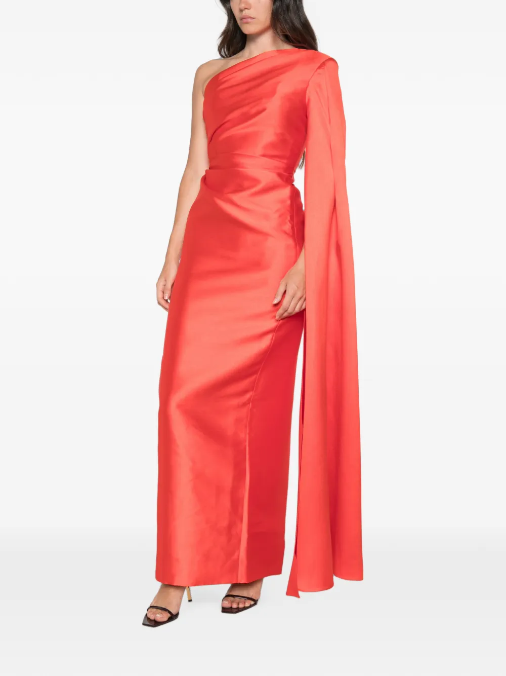 Solace London Veya maxi-dress Rood