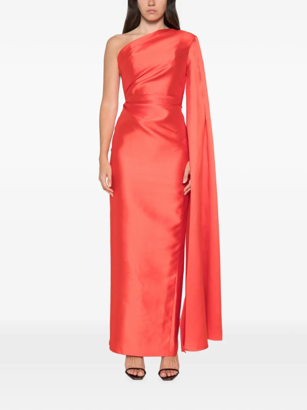 Solace London Veya maxi-dress Rood