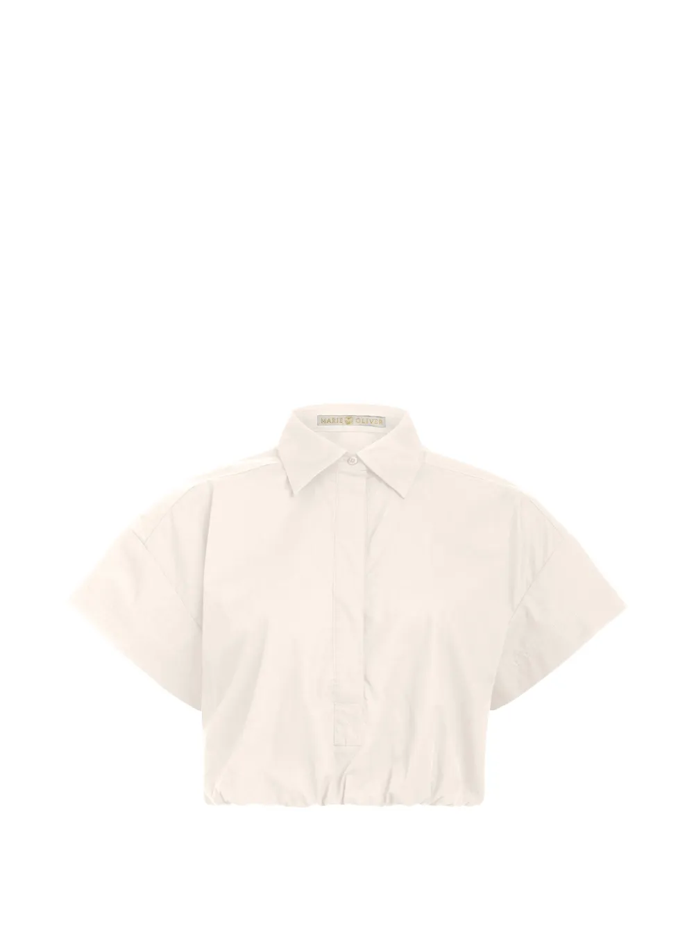 Marie Oliver Sierra crop cotton top - Bianco